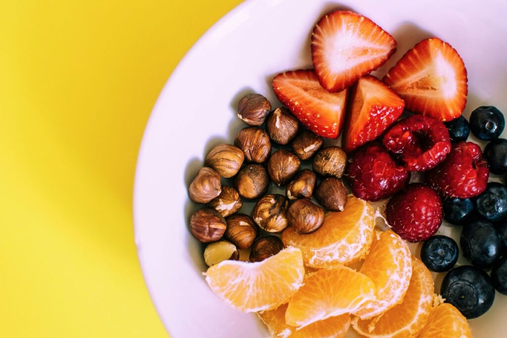 Gesunde Snacks als Antwort auf die Frage: was sollte man nach dem Sport essen?